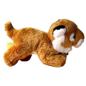 Aurora Miyoni Tiger Cub Plush Stuffed Animal Orange White Realistic 8 Inch